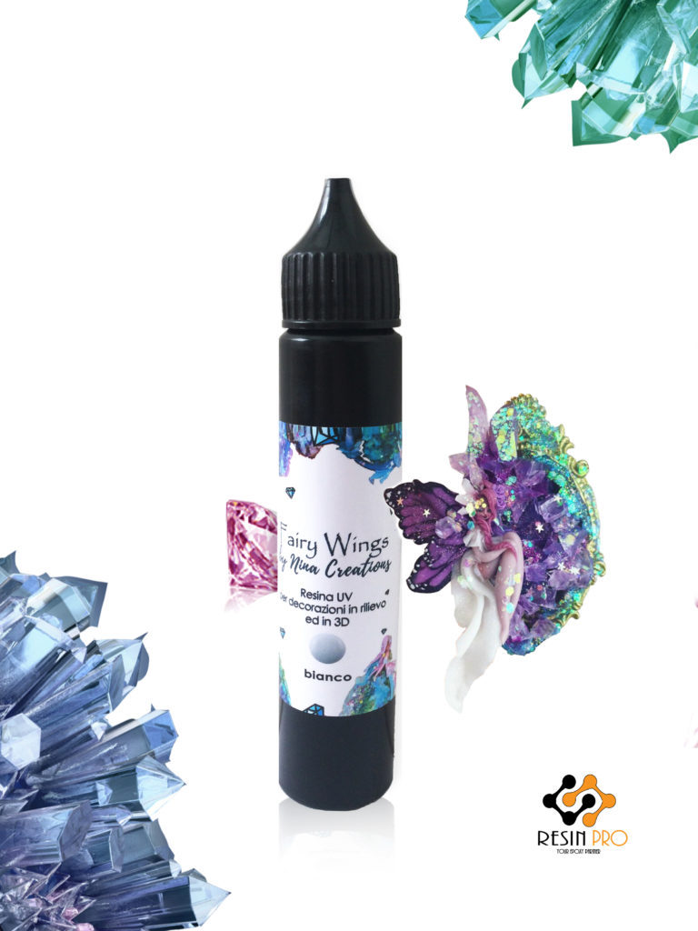 UV RESIN FOR 3D RELIEFS AND DECORATIONS - White