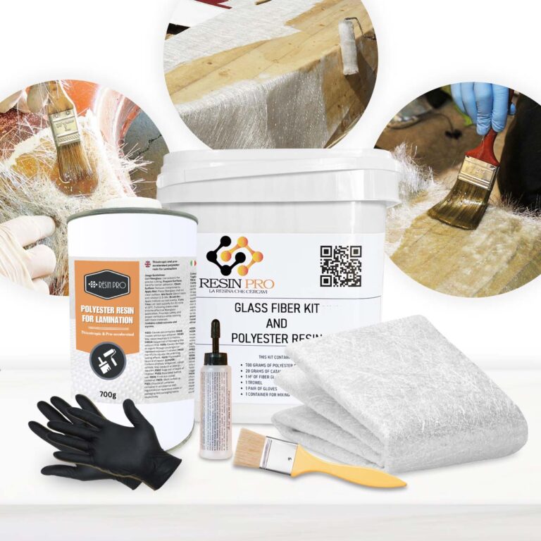 Reparatieset voor hars en glasvezel