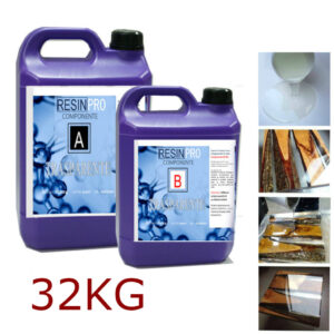 Non-toxic Ultra Transparent Epoxy Resin 32 KG [70,54 LB]