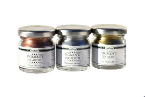 KIT 3 METALLIC KLEURSTOFFEN