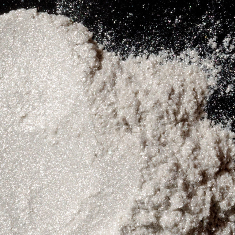 Mica powder Metallic White 500 gr [1,10 lb]