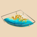 "TRAY" – Siliconen Mal + Metalen Houder Set