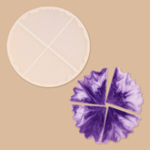 “FOUR IN ONE” – Siliconen onderzetter-mal – ⌀21 cm