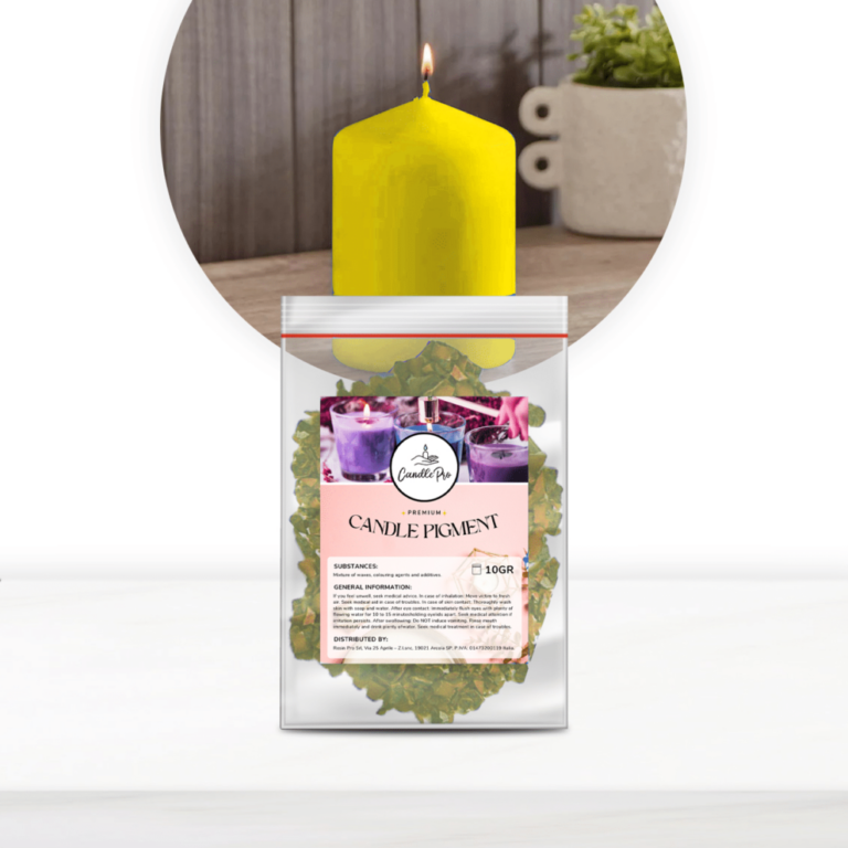 ColorCandle-kleurstoffen voor kaarsen, wassen en paraffine. - Geel
