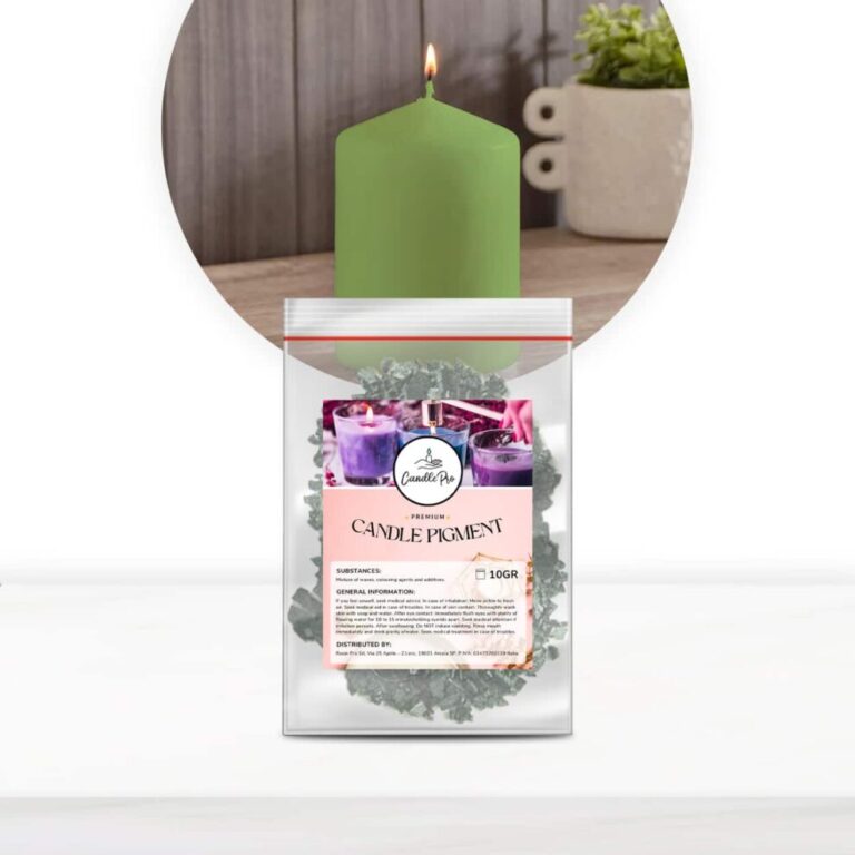 ColorCandle-kleurstoffen voor kaarsen, wassen en paraffine. - Lichtgroen