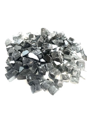 Grafiet reflecterend gebroken glas