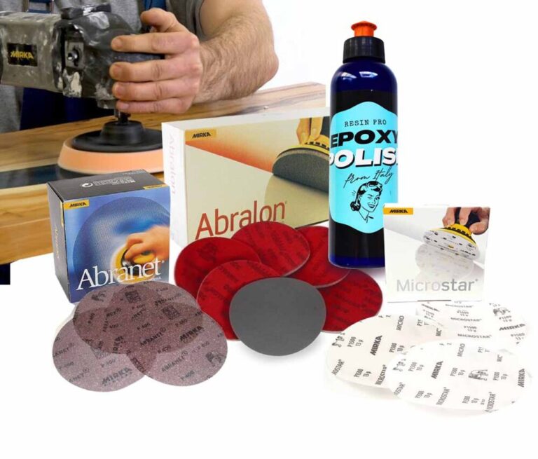 PERFECT TOUCH KIT – Voorbewerken, schuren en polijsten van de hars – All-In-One Kit, voor een perfect resultaat!