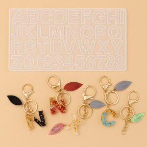 Siliconen Mallen voor Letters om Sleutelhangers te Maken