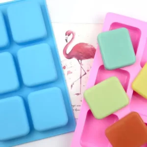 Zeepmal – 6 afgeronde hoeken 6,9 × 5,7 × 2,5 cm