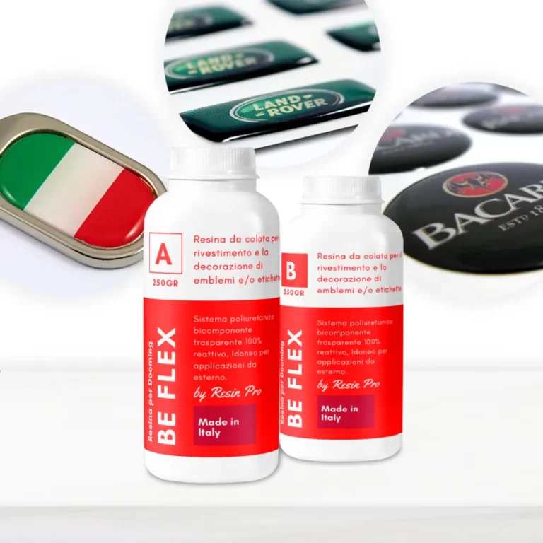 BE FLEX - Transparante hars voor doming - Krasbestendig en gemakkelijk te gebruiken!