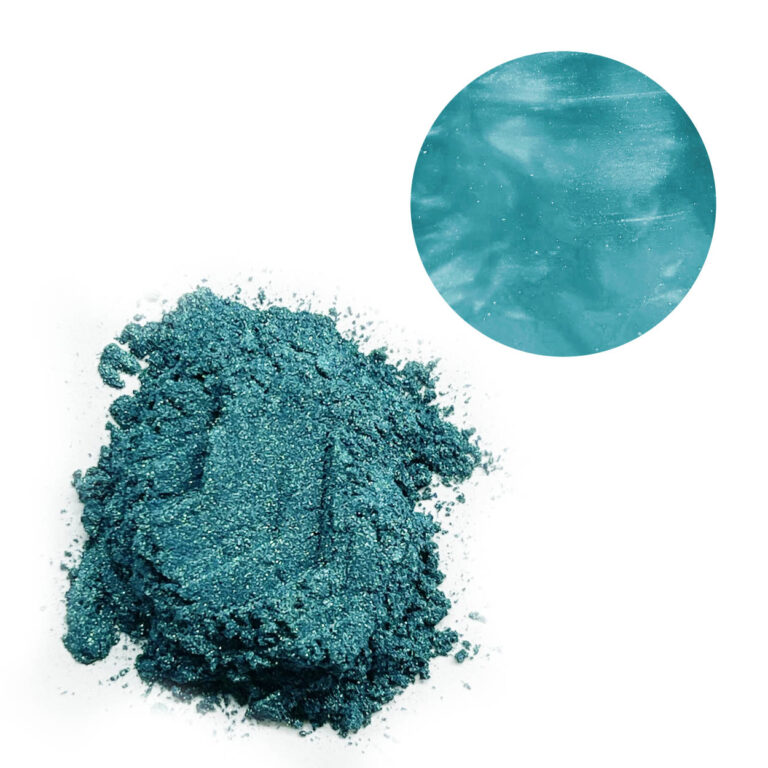 “SAHARA” – Mica Poeder Pigment – Bewegingseffect – 10/100gr - Blauw-Groen, 10 gr