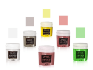 SAHARA Metallic Pigmenten PASTELKLEUREN 30GR