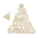 Kant houten kerstboom