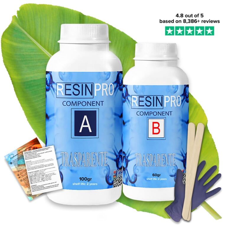 TRASPARENTE – Multifunctionele Heldere Epoxyhars-Superieure Kwaliteit - 160 gr, Zonder accessoires