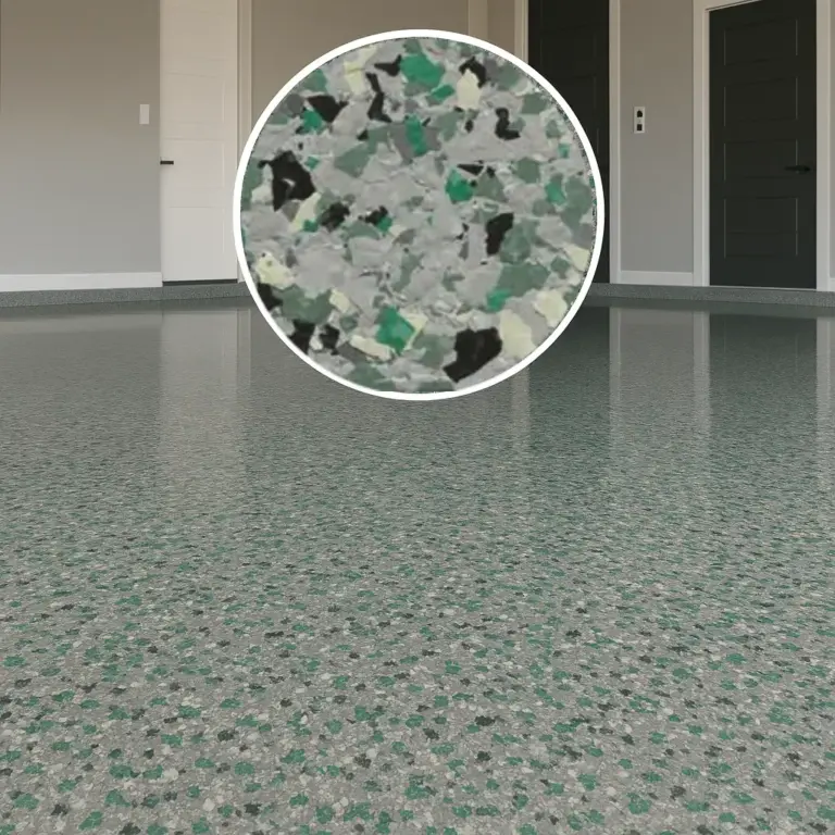 Decoratieve Glitter – De Artistieke Touch voor Uw Vloeren - Grijs - Groen (55021), 4 kg (20 m²)