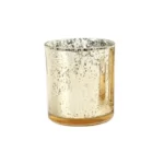 Goudkleurig glas met metallic effect