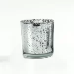Zilverkleurig glas met metallic effect