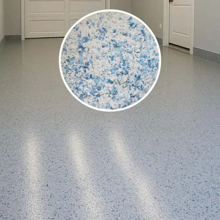 Decoratieve Glitter – De Artistieke Touch voor Uw Vloeren - Wit - Lichtblauw (80603), 4 kg (20 m²)