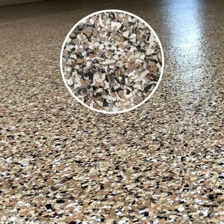 Decoratieve Glitter – De Artistieke Touch voor Uw Vloeren - Bruin - Wit - Zwart (SP001), 10 kg (50 m²)
