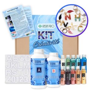 Set “Sleutelhangers van hars”