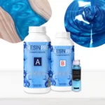 Kit "Transparant" Epoxyhars 800g + Mica Poeder 10g – 10 Kleurenvariaties