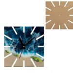 Houten plaat (MDF) voor gepersonaliseerde wandklok – 40x40 cm