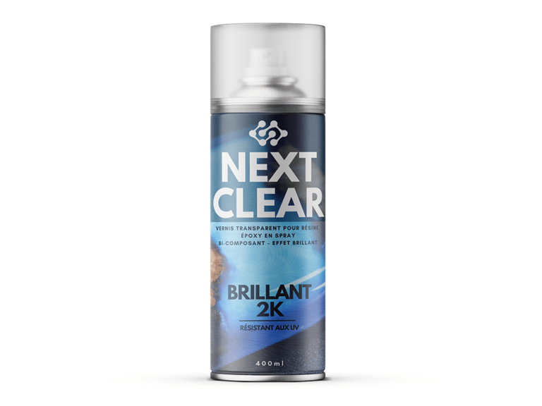 NextClear Glanzend Transparant – 2K Hoge Sterkte bicomponentenspray 400 ml