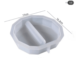 Siliconen Mal voor Ronde Polygonale Vaas