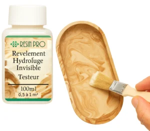 NatuVernis Onzichtbare en ecologische waterafstotende coating voor objecten in NatuResin