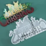 Siliconen mal “MERRY CHRISTMAS”