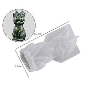 Magische kat met hoorns – siliconen mal