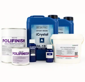 Compleet kit voor gietvloeren in hars