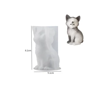 3D siliconen mal “Vos”