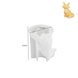 Siliconen mal voor het maken van kaarsen – Vos