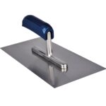 Roestvrijstalen afwerkspaan met houten handvat – 130 x 280 mm