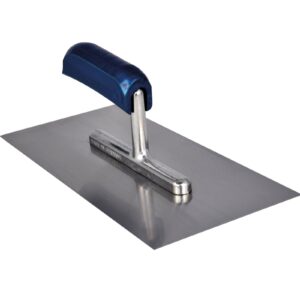 Roestvrijstalen afwerkspaan met houten handvat – 130 x 280 mm