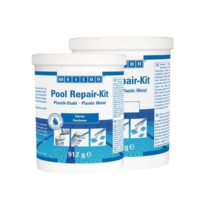 Epoxyplamuur voor gebruik onder water – Lijm voor tegels en zwembadreparaties (complete set)