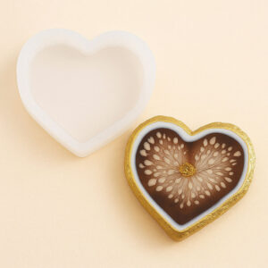 Siliconen mal in hartvorm – 15 cm