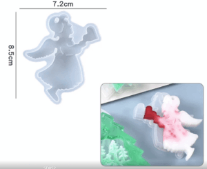 Engel met een hart gieten – kerstdecoraties